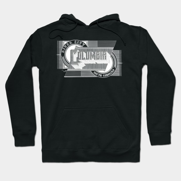 Vintage Columbia, SC Hoodie by DonDota